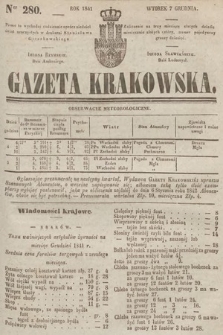 Gazeta Krakowska. 1841, nr 280