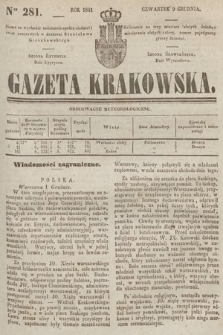 Gazeta Krakowska. 1841, nr 281