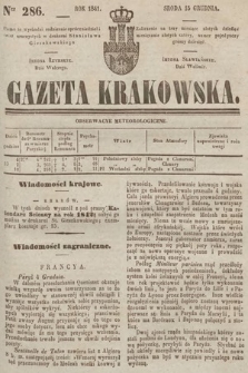 Gazeta Krakowska. 1841, nr 286