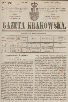 Gazeta Krakowska. 1841, nr 291