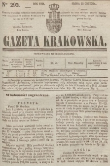 Gazeta Krakowska. 1841, nr 292