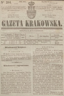 Gazeta Krakowska. 1841, nr 294