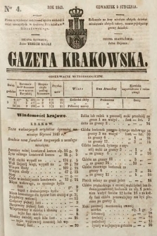 Gazeta Krakowska. 1843, nr 4