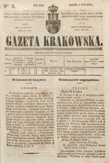 Gazeta Krakowska. 1843, nr 5