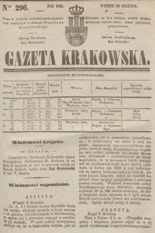 Gazeta Krakowska. 1841, nr 296