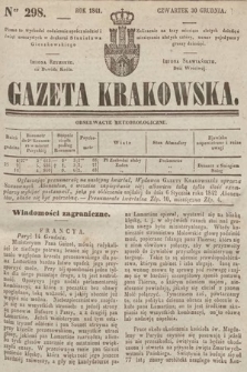 Gazeta Krakowska. 1841, nr 298