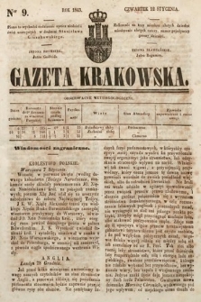 Gazeta Krakowska. 1843, nr 9