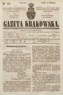 Gazeta Krakowska. 1843, nr 11