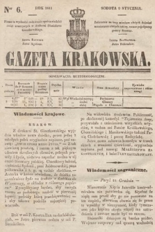 Gazeta Krakowska. 1841, nr 6