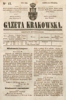 Gazeta Krakowska. 1843, nr 17
