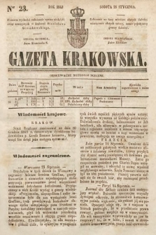 Gazeta Krakowska. 1843, nr 23