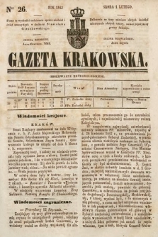 Gazeta Krakowska. 1843, nr 26