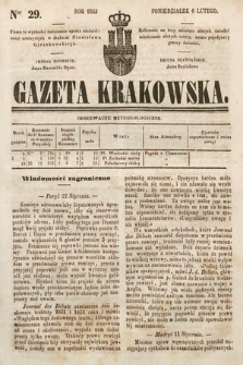 Gazeta Krakowska. 1843, nr 29