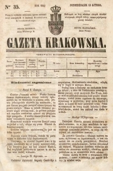 Gazeta Krakowska. 1843, nr 35