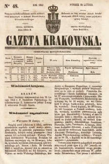 Gazeta Krakowska. 1843, nr 48