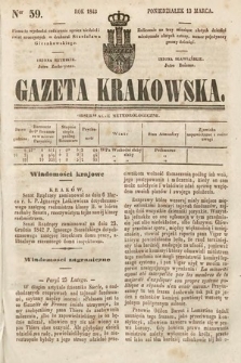 Gazeta Krakowska. 1843, nr 59