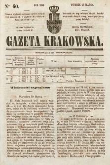 Gazeta Krakowska. 1843, nr 60