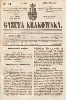 Gazeta Krakowska. 1843, nr 64