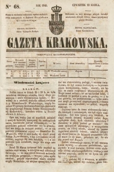 Gazeta Krakowska. 1843, nr 68