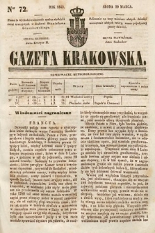 Gazeta Krakowska. 1843, nr 72