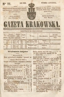 Gazeta Krakowska. 1843, nr 77