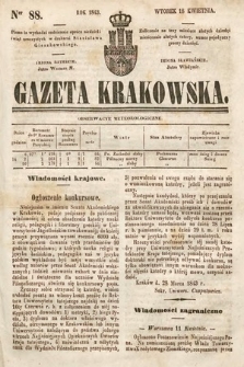 Gazeta Krakowska. 1843, nr 88
