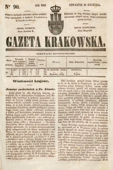 Gazeta Krakowska. 1843, nr 90