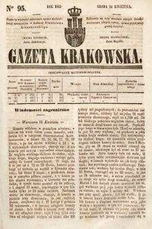 Gazeta Krakowska. 1843, nr 95