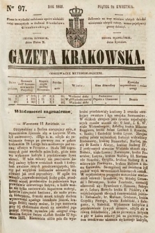 Gazeta Krakowska. 1843, nr 97