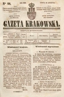 Gazeta Krakowska. 1843, nr 98