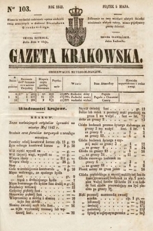 Gazeta Krakowska. 1843, nr 103