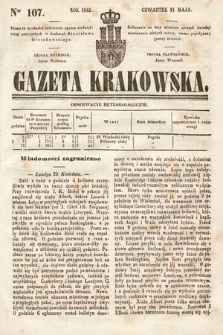 Gazeta Krakowska. 1843, nr 107