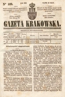 Gazeta Krakowska. 1843, nr 108