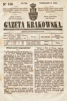 Gazeta Krakowska. 1843, nr 110