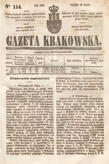 Gazeta Krakowska. 1843, nr 114