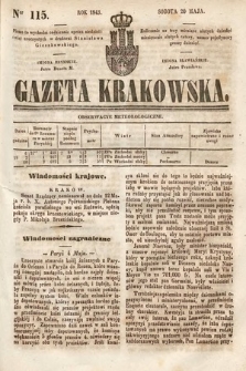 Gazeta Krakowska. 1843, nr 115