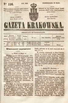 Gazeta Krakowska. 1843, nr 116