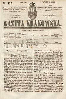 Gazeta Krakowska. 1843, nr 117