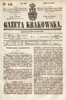 Gazeta Krakowska. 1843, nr 118