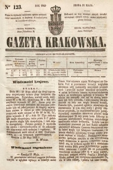 Gazeta Krakowska. 1843, nr 123