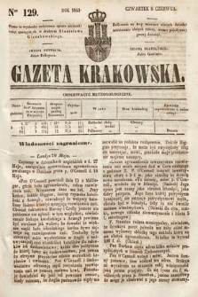 Gazeta Krakowska. 1843, nr 129