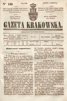 Gazeta Krakowska. 1843, nr 130