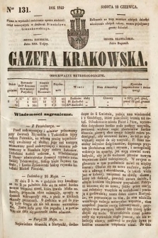 Gazeta Krakowska. 1843, nr 131