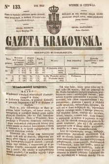 Gazeta Krakowska. 1843, nr 133