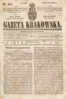Gazeta Krakowska. 1843, nr 141