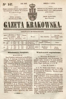 Gazeta Krakowska. 1843, nr 147