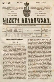 Gazeta Krakowska. 1843, nr 153