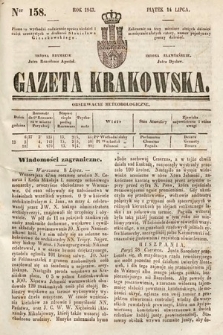 Gazeta Krakowska. 1843, nr 158