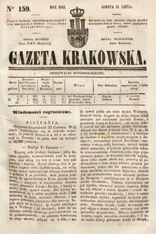 Gazeta Krakowska. 1843, nr 159