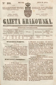 Gazeta Krakowska. 1843, nr 168